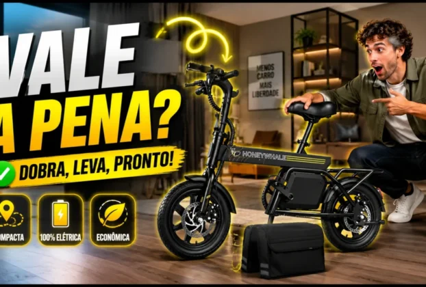 Bicicleta Elétrica Dobrável vale a pena.