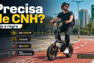 Bicicleta Elétrica Precisa de Habilitação