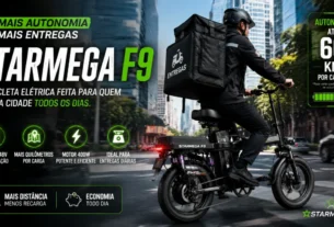 bicicleta elétrica starmega F9
