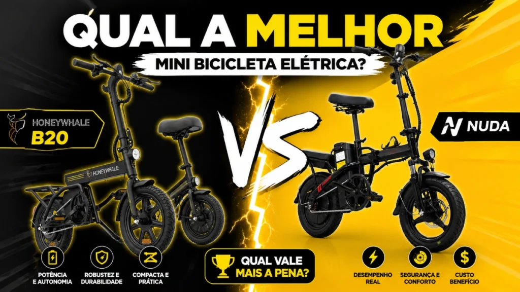 melhor mini bicicleta elétrica