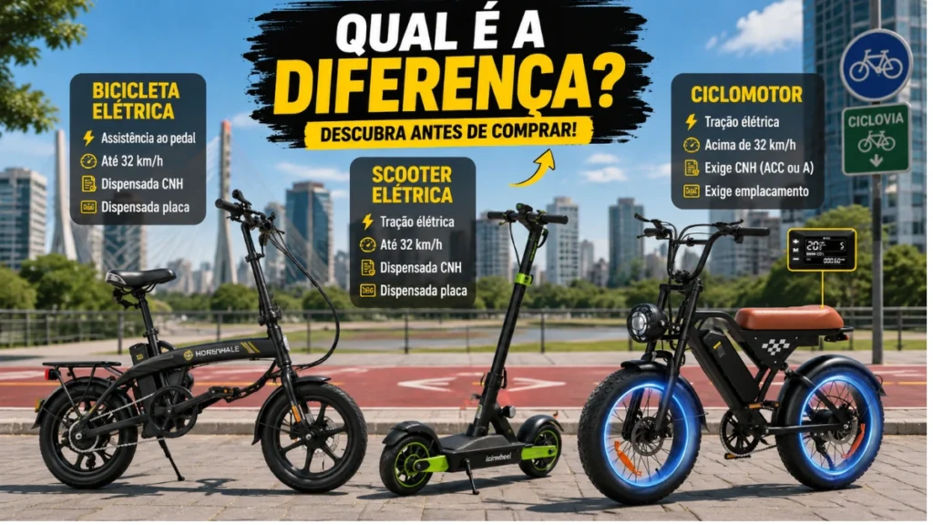 Qual a diferença entre os veículos elétricos